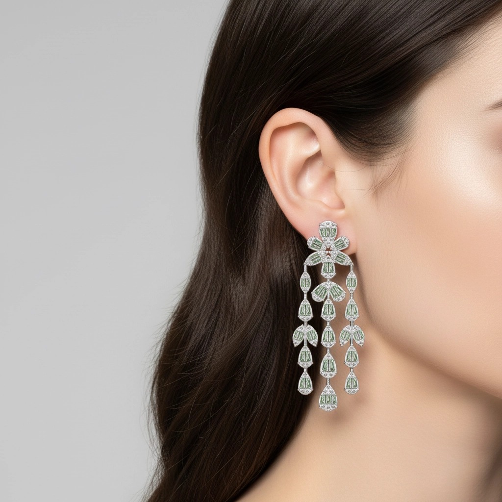 Bagutte Lab Grown Diamond Earrings