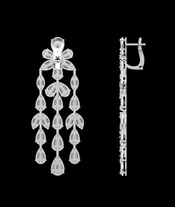 Bagutte Lab Grown Diamond Earrings
