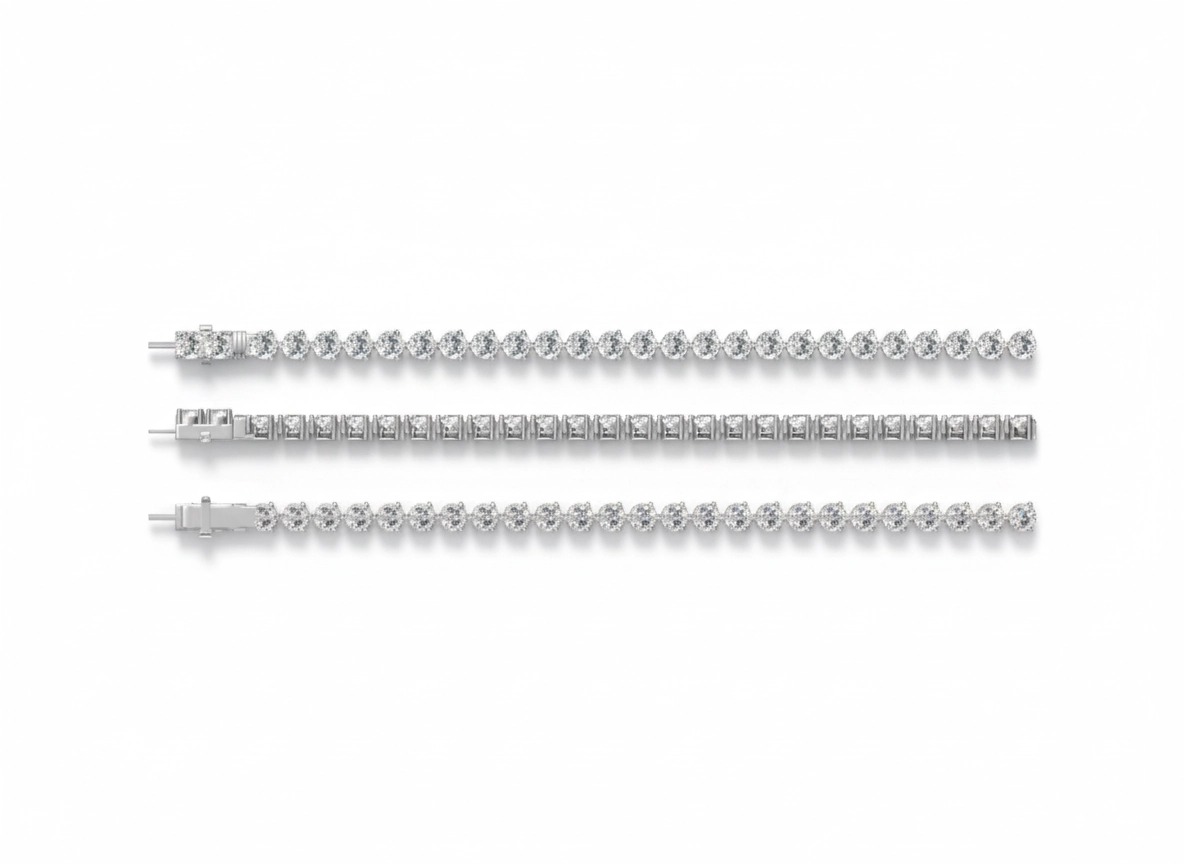 Refined Diamond Tennis Bracelet