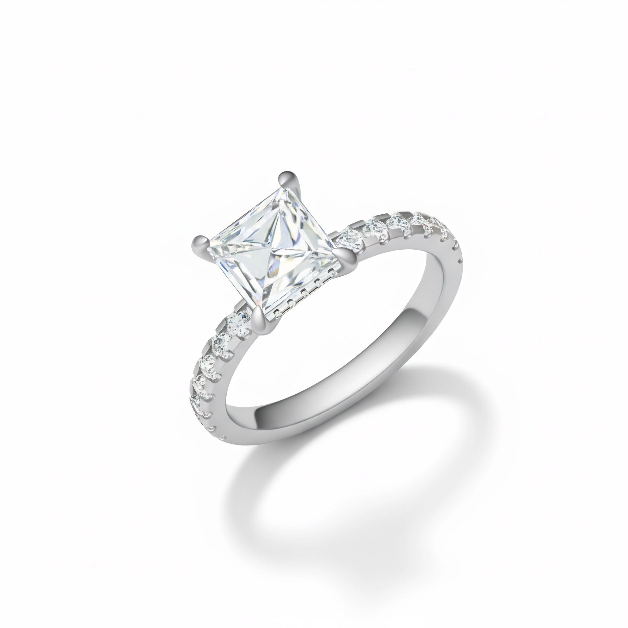 Princess Cut Solitaire Ring