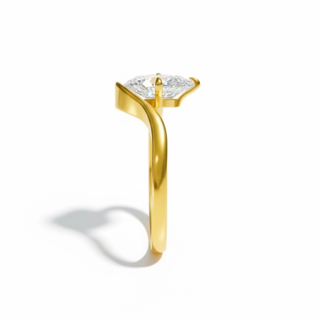 Luxury Oval Solitaire Ring