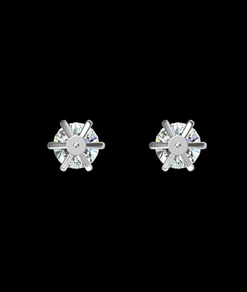 6 Claws Round Shaped Earrings