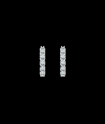 IGI Certificated Circular Diamond Earrings