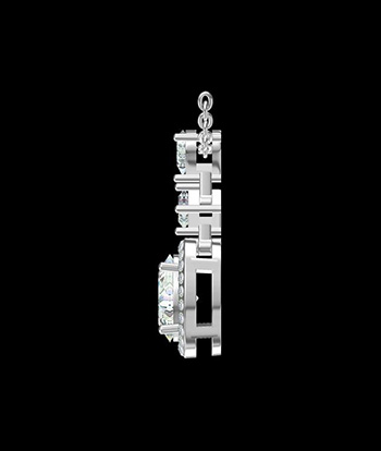 Elegant Diamond Necklace Pendant
