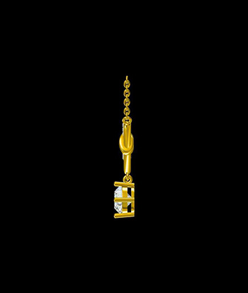 Customize Bowknot Pendant Necklace
