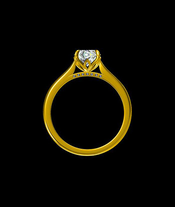 Oval Solitaire Engagement Ring