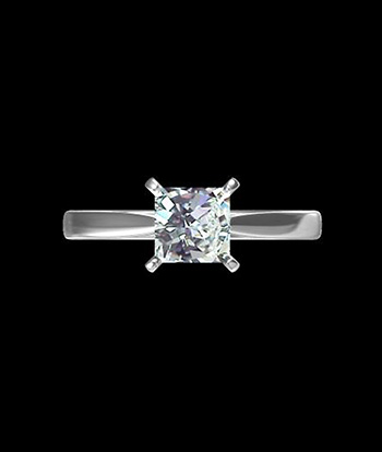 Princess Cut Solitaire Ring