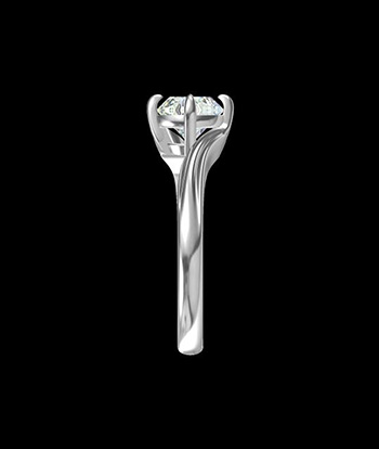 Round Promise Solitaire Ring