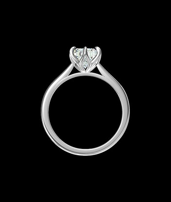 Elegant Round Engagement Ring