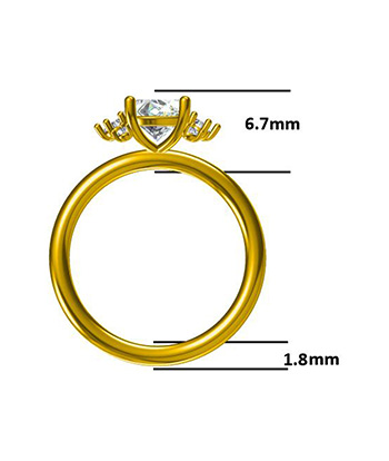 Luxury Wedding Band Ring