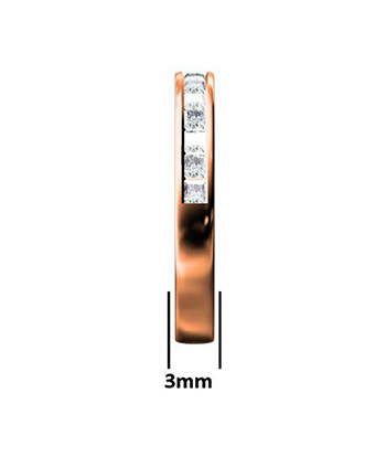 Rose Gold Wedding Band Ring