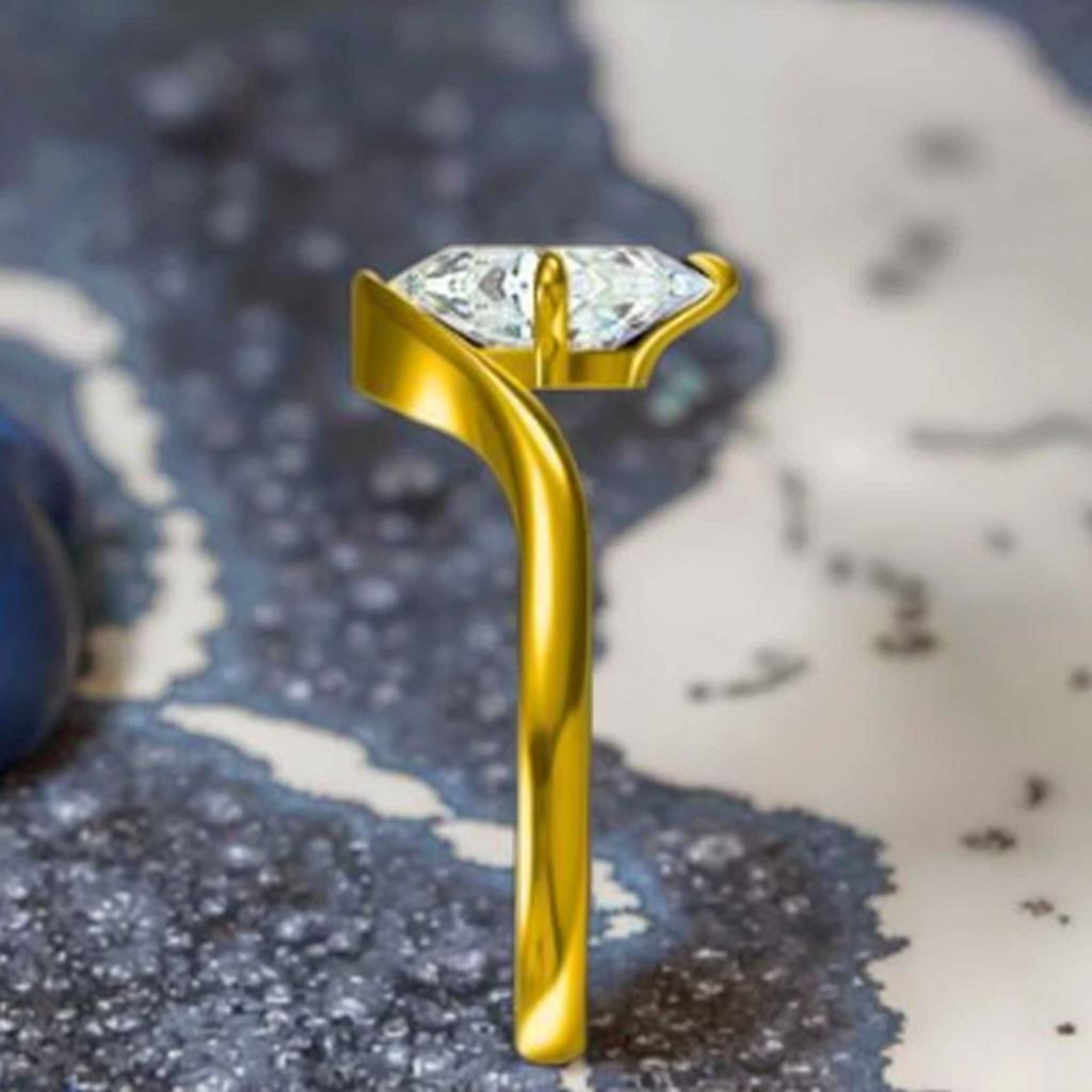 Luxury Oval Solitaire Ring