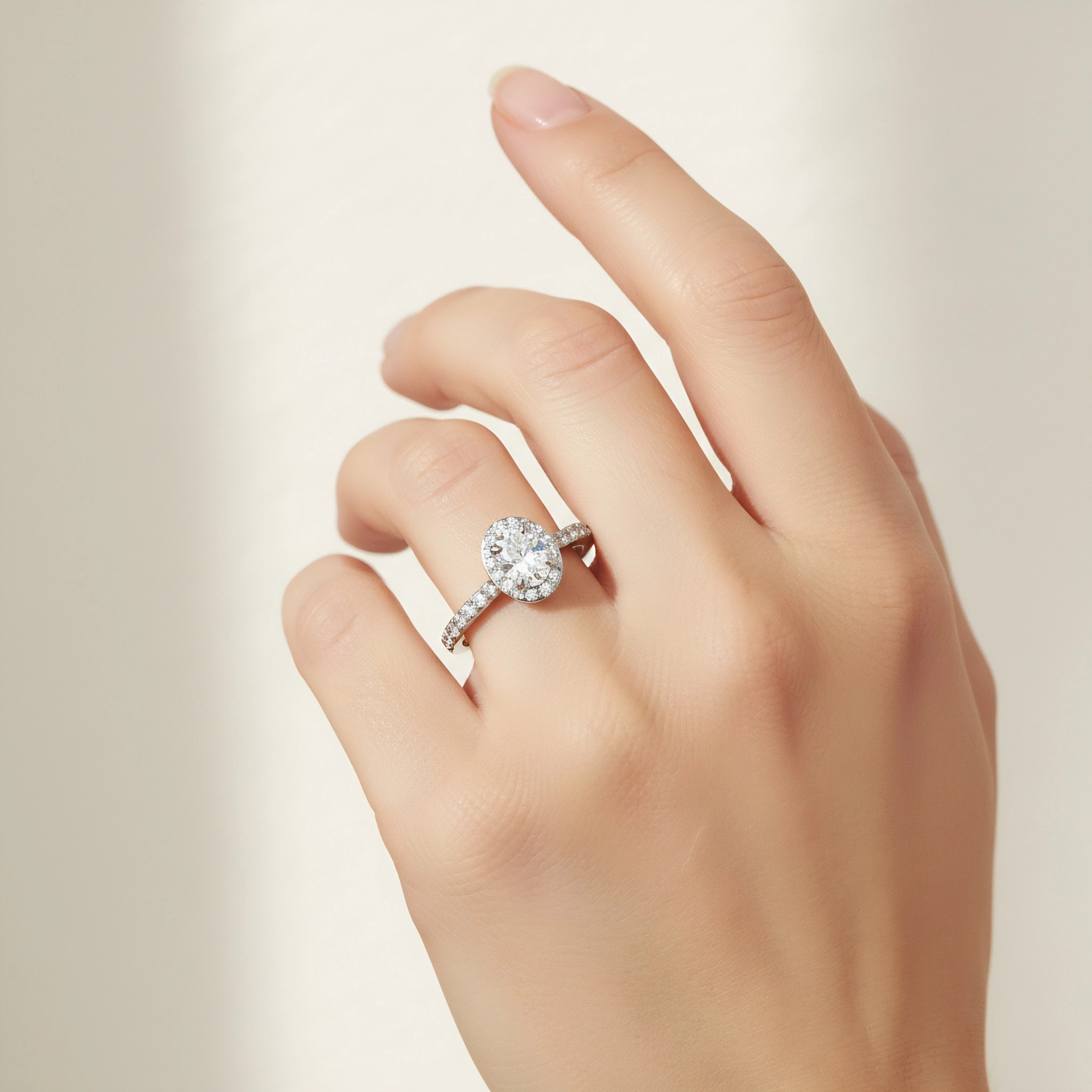 Ring Gold with Diamonds 14/18k Gold Ring Diamond