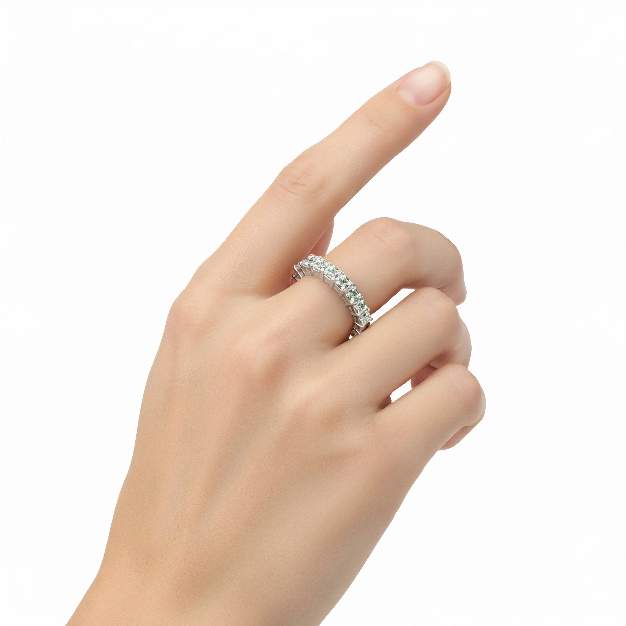 Custom Diamond Rings Jewelry Diamond Ring 14 K White Gold