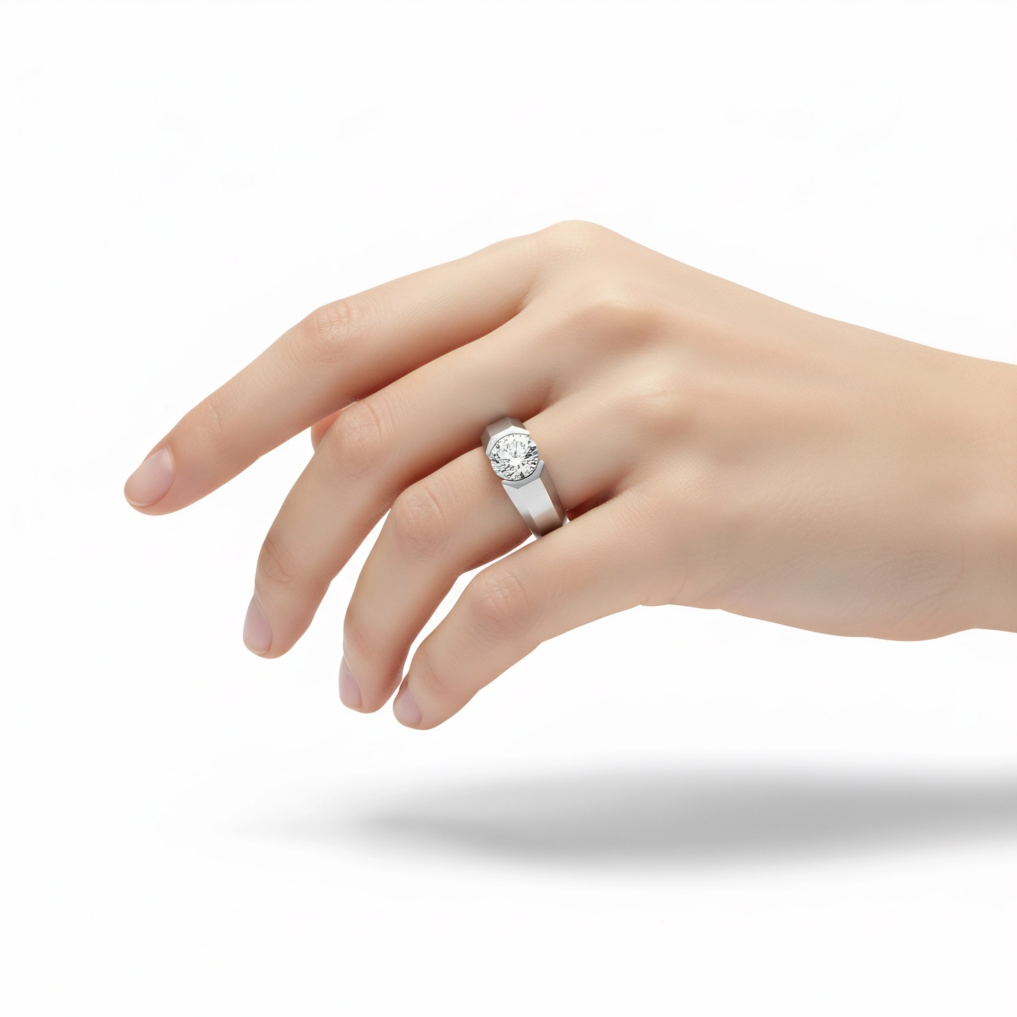 Men’s Large Diamond Rings Lab Diamond Men Rings